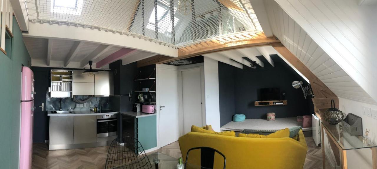Catamaran - Duplex Atypique Avec Parking Apartment Vannes Luaran gambar